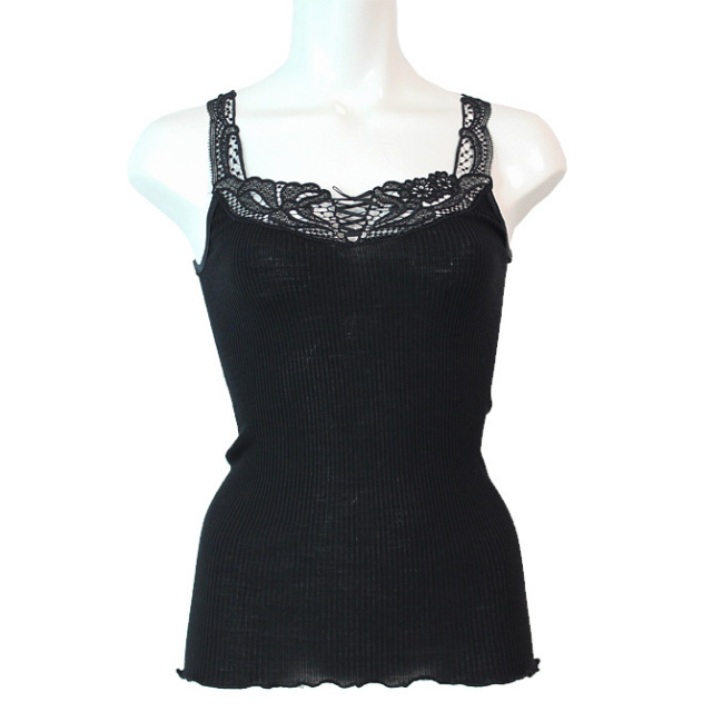 【ARTIMAGLIA】【アートマリア】31402　シルクＸウール レースアップタンクトップ