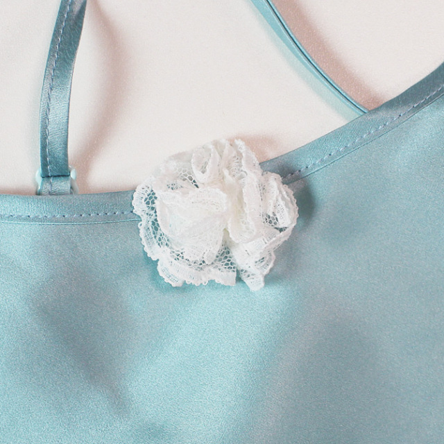 【COEMI】【コエミ】「LEONA」162763 シルクスリップ PORCELAIN