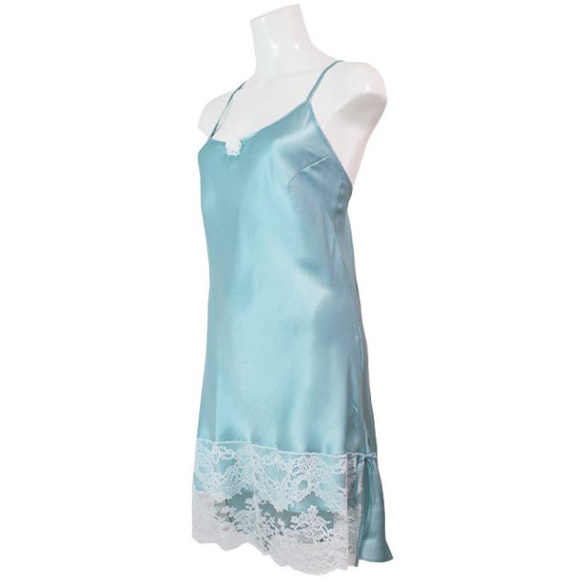【COEMI】【コエミ】】「LEONA」162763 シルクスリップ PORCELAIN