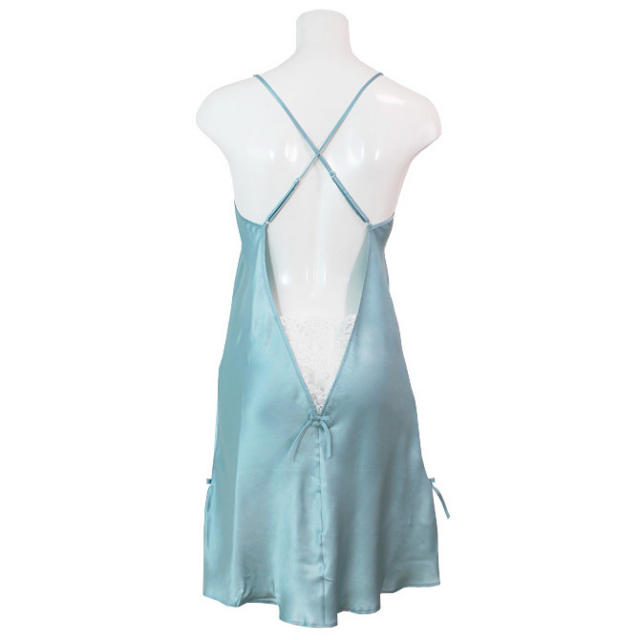 【COEMI】【コエミ】】「LEONA」162763 シルクスリップ PORCELAIN