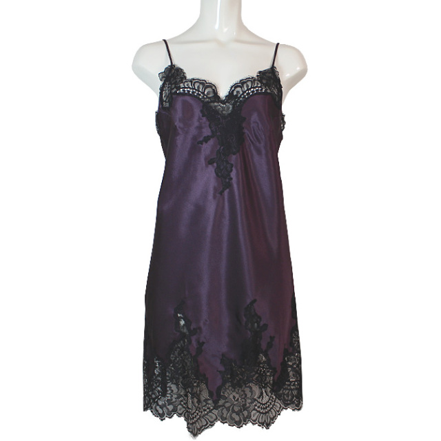 【COEMI】【コエミ】】231901 バッククロススリップ Damson/Black