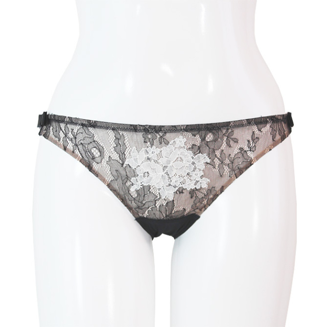 【Chantal Thomass】【シャンタルトーマス】06270　ビキニショーツ　Black/Ivory