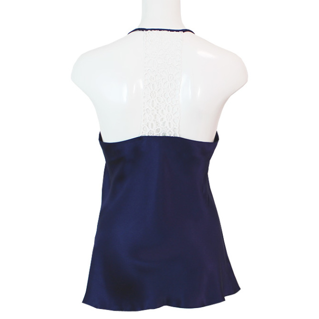 d.i.a. スタッズ付き青キャミソール Luna di Seta】【ルナ ディ セタ】L6T1027 バックレース