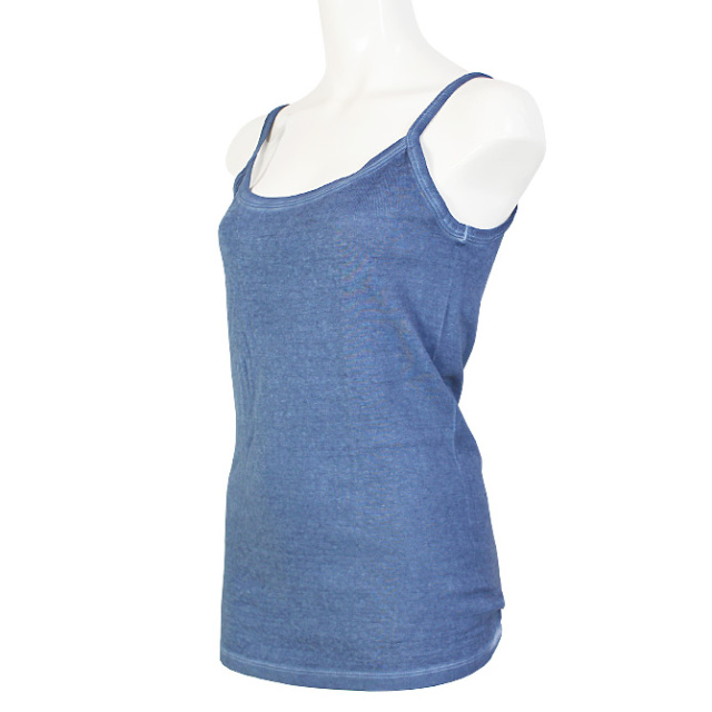 【Madiva】【マディバ】 ACQUA　オーガニックコットン　キャミソール　MIRTILLO （ブルーベリー）