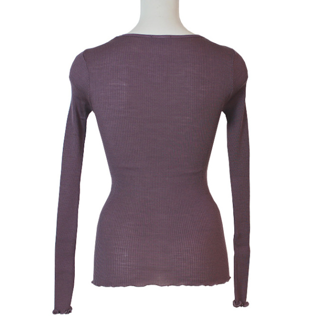 【Madiva】【マディバ】 PHOEBE　シルク＆ウール　長袖トップ　TROPEA