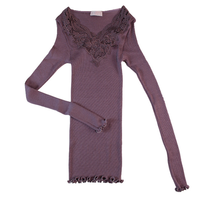 【Madiva】【マディバ】 PHOEBE　シルク＆ウール　長袖トップ　TROPEA