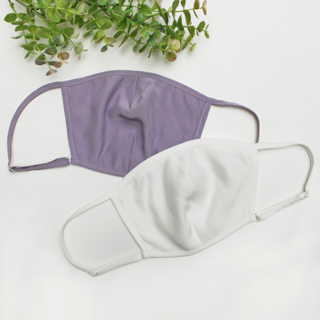 【a sakura】【ラ・サクラ】3090　シルク100％　洗えるシルク マスク　ポケット付き立体タイプ　ポケット付き