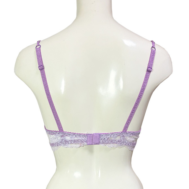 【STUDIO SHINNO】【スチューディオシンノ】 0880　総レース ダブルパットブラ　 ライラック