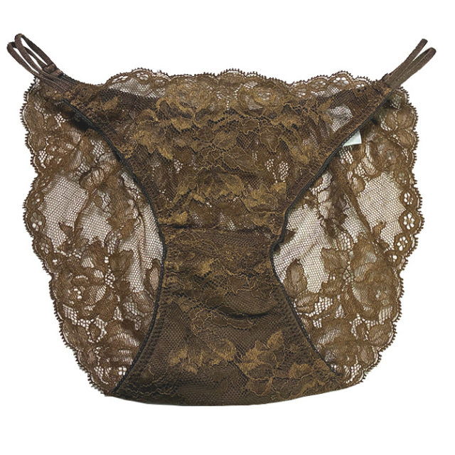 【STUDIO SHINNO】【スチューディオシンノ】 0881　サイドストリング　総レースショーツ　 2（Mサイズ）ブロンズ