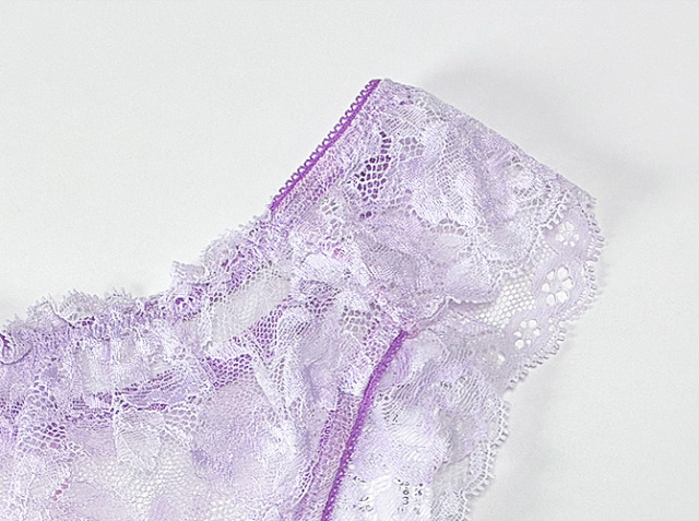 【STUDIO SHINNO】【スチューディオシンノ】 0882　総レースタンガ ２（Mサイズ）ライラック