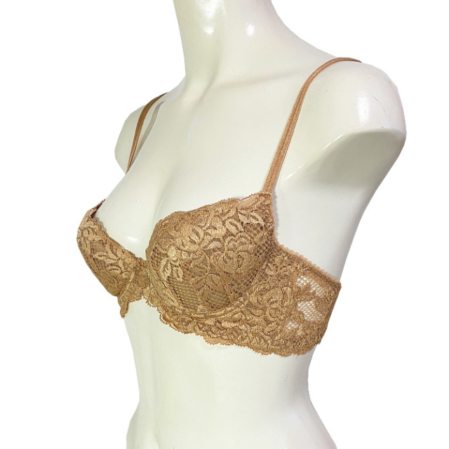 【STUDIO SHINNO】スチューディオシンノ　0920　ダブルパットブラ　モカ