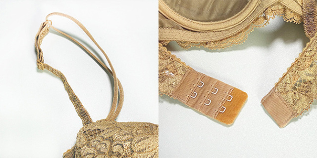 【STUDIO SHINNO】スチューディオシンノ　0920　ダブルパットブラ　モカ