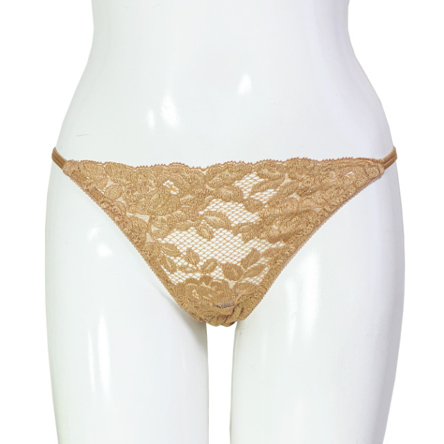 【STUDIO SHINNO】【スチューディオシンノ】 0921　サイドストリング　総レースショーツ　モカ