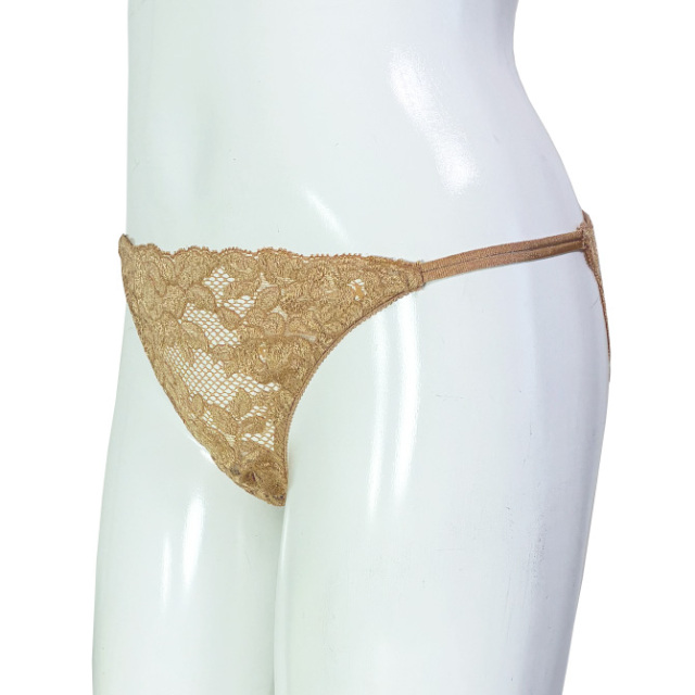 【STUDIO SHINNO】【スチューディオシンノ】 0921　サイドストリング　総レースショーツ　モカ