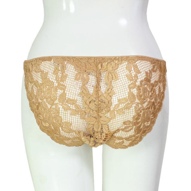 【STUDIO SHINNO】【スチューディオシンノ】 0921　サイドストリング　総レースショーツ　モカ