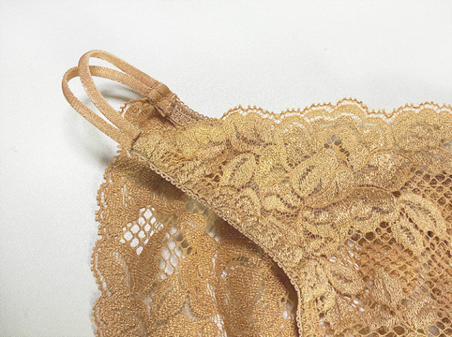 【STUDIO SHINNO】【スチューディオシンノ】 0921　サイドストリング　総レースショーツ　モカ