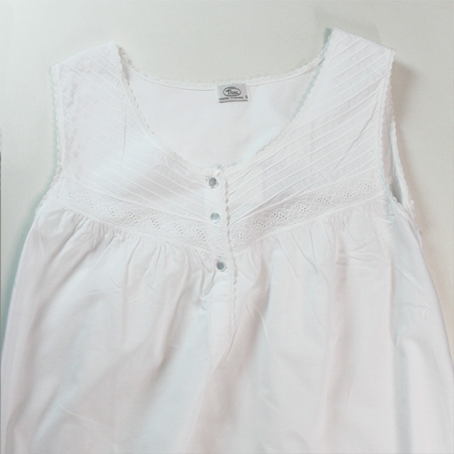 【Thea】【テア】 MAILE　ピュアコットン100％ ノースリーブナイティ