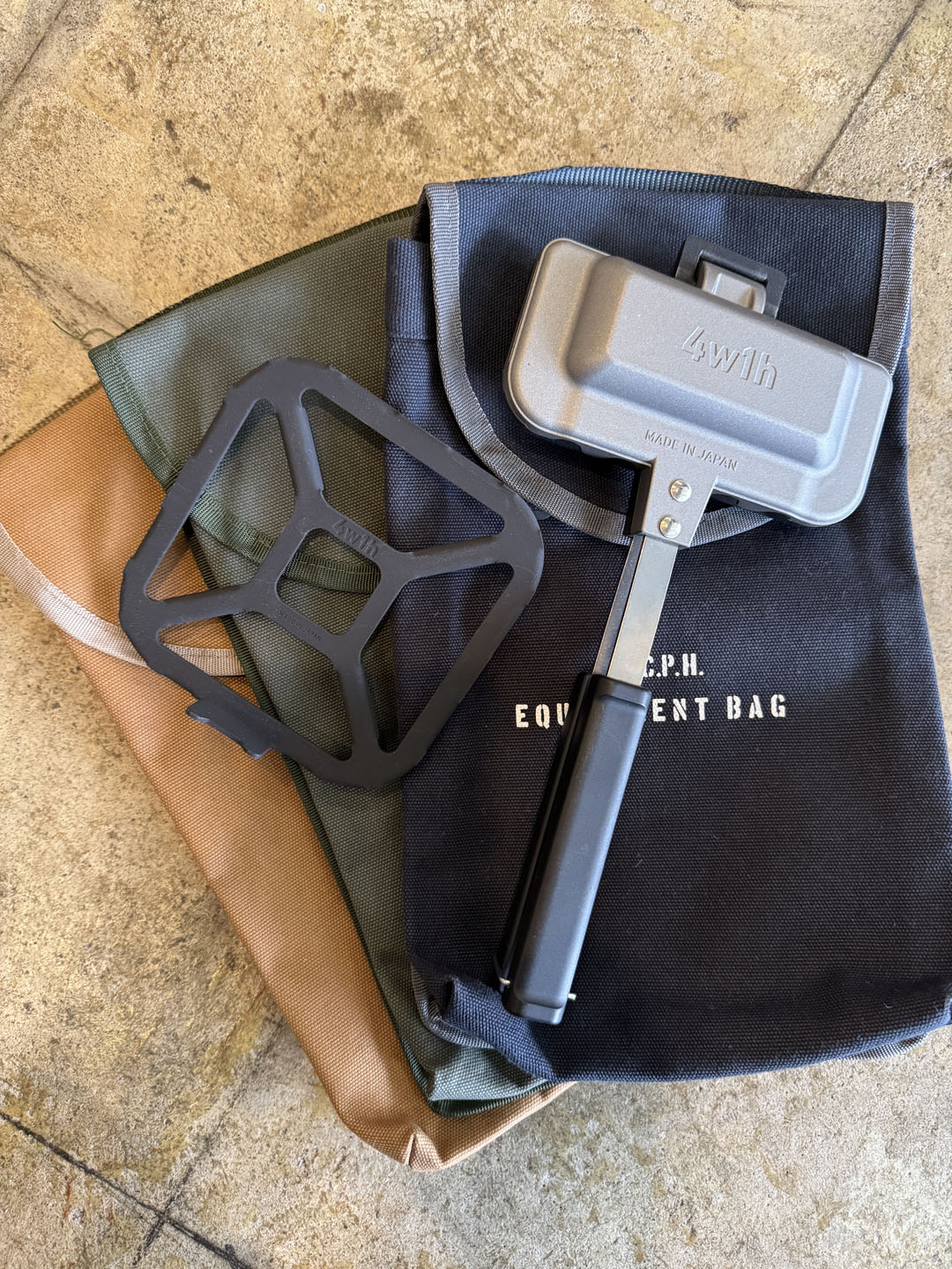 【数量限定スペシャルセット】｜ホットサンドソロ+コンロサポーター+C&CPH収納ケース｜4w1h｜燕三条キッチン研究所