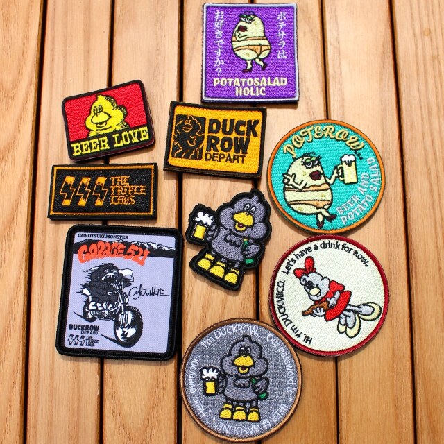 ベルクロワッペン サークル｜ダックロー｜DUCK ROW