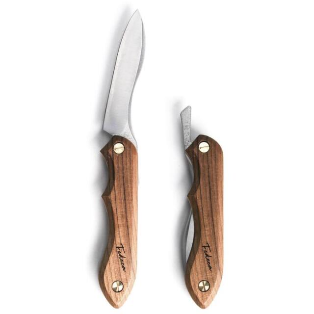 折畳式料理用ナイフ｜プレーンウォルナット｜天然木シリーズ｜FEDECA  