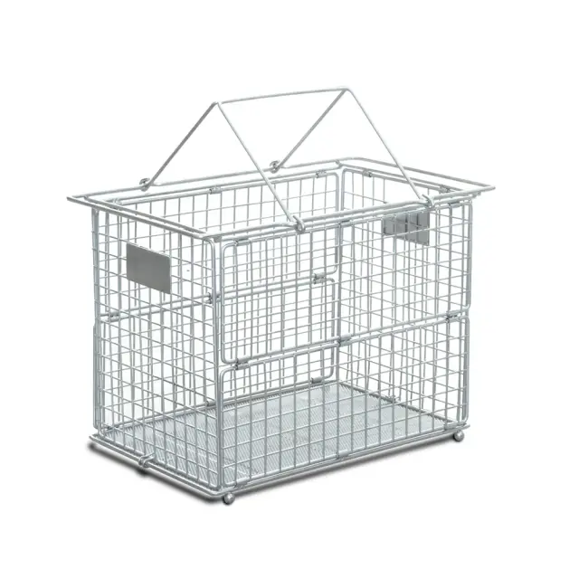 フォールディングワイヤーバスケット M SUS Ver.|ANOBA