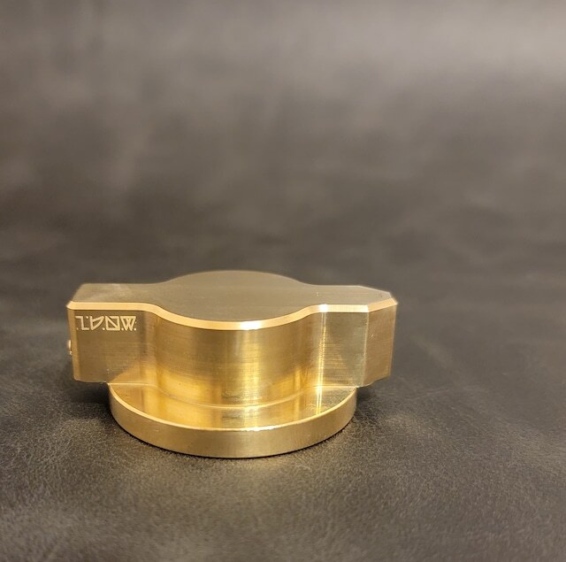 焼き上手さんαカスタム用真鍮ツマミ｜MOAI