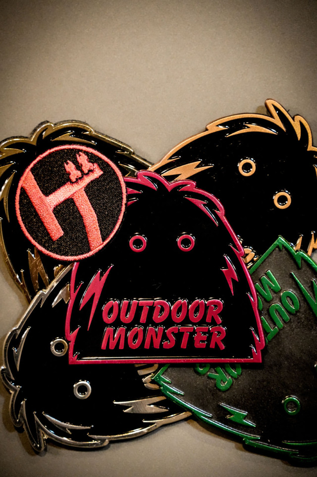 ODMメタルワッペン ｜アウトドアモンスター｜数量限定生産｜OUTDOOR MONSTER