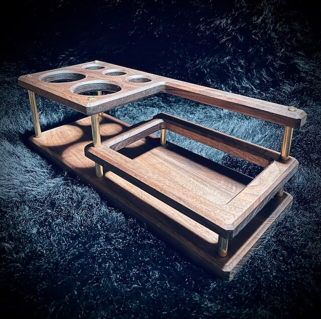 スパイスラック　SPICE-TAGE　三脚Ver. XWAG PRODUCTS SPICE-TAGE 三脚Ver.｜WALNUT EDITION｜XWAG PRODUCTS
