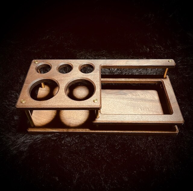 スパイスラック　SPICE-TAGE　三脚Ver. XWAG PRODUCTS SPICE-TAGE 三脚Ver.｜WALNUT EDITION｜XWAG PRODUCTS