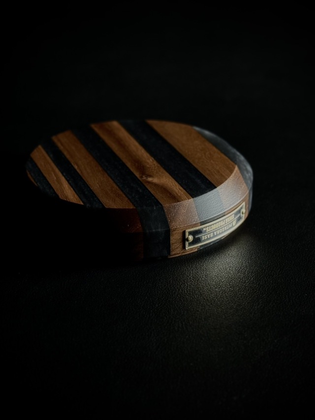 X-TAGE WALNUT×BLACK STRIPE RESIN ｜ブラックストライプレジン｜XWAG
