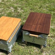 sc_wingtop25｜WALNUT（数量限定）｜シェルフコンテナ25カスタム用両開きスライド天板｜cridas