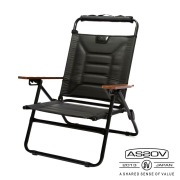HIGH BACK RECLINING LOW ROVER CHAIR｜BLACK｜ハイバックリクライニングローバーチェア｜AS2OV アッソブ
