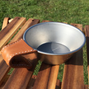 国産レザー｜スノーピークシェラカップハンドル用レザーカバー