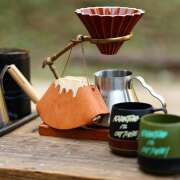 ヌメ革コーヒーフィルターホルダーFUJISAN｜what will be will be