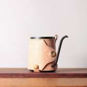 Cores C470ドリップポット用ペイズリー柄レザーカバー｜what will be will be