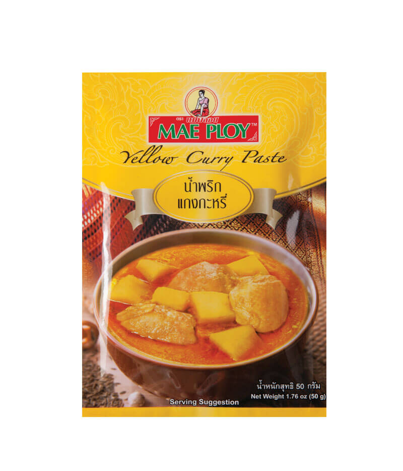 イエローカレーペースト(メープロイ)(50g)/YELLOW CURRY PASTE （MAE PLOY）PACK (50g)