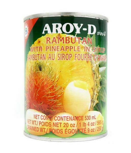 ランブタンとパイナップル アロイディー(565g)/RAMBUTAN W/PINEAPPLE IN SYRUP (AROY-D)(565g)