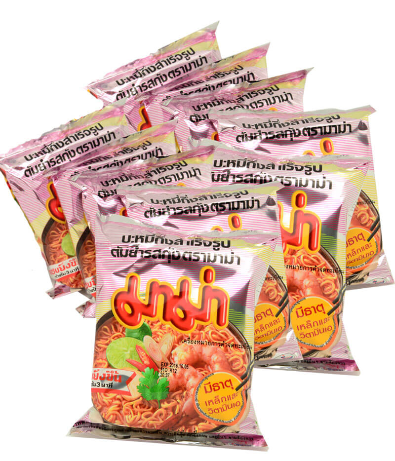 トムヤム ラーメン(55gx10pc)/INSTANT NOODLES SHRIMP FLAVOUR (TOM YAM KUNG)(55gx10pc)