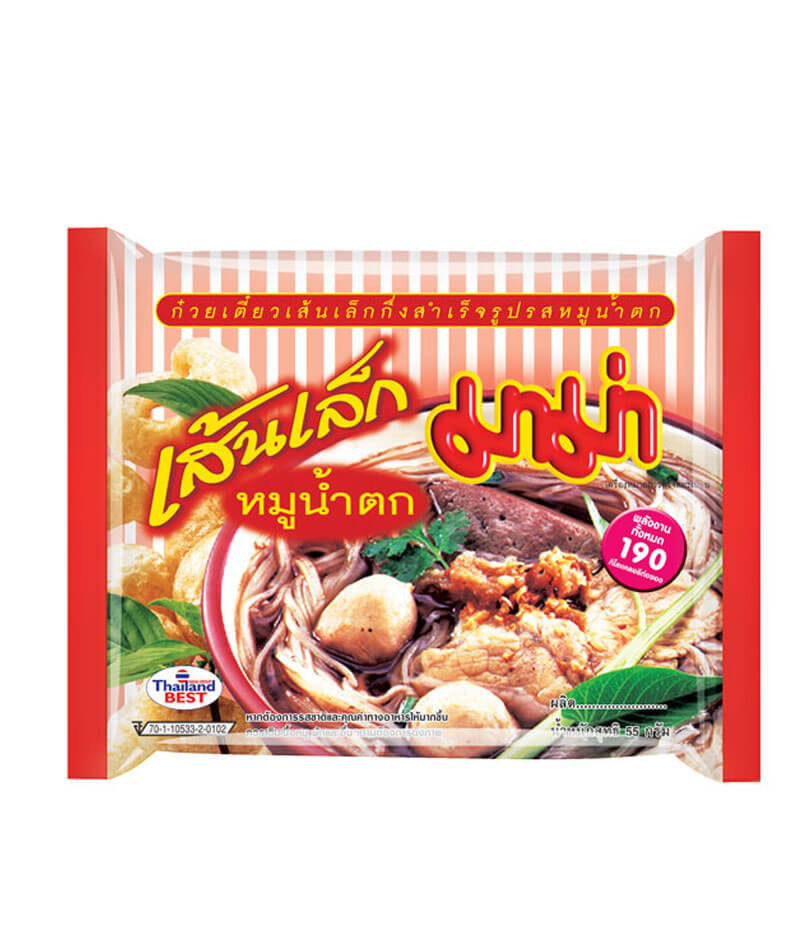 米粉2mmタイプムーナムトック(55g)/INSTANT RICE NOODLES MOO NAM TOK FLAVOUR(55g)