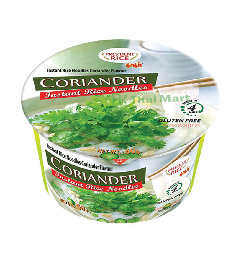 プレジデントライス フォーパクチ（コリアンダー）60g /RICE NOODLE - CORIANDER FLAVOUR