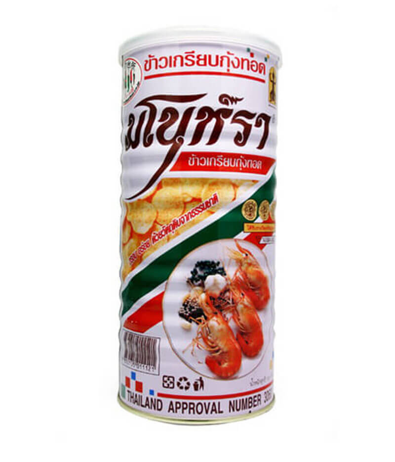 エビセン マノーラー　缶(100g)/FRIED　SHRIMP　CHIPS (MANORA)(100g)