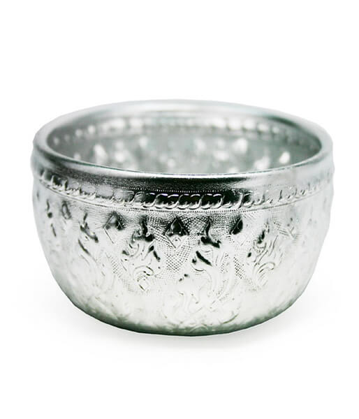 水　はち（小）8cm/ALUMINUM THAI WATER BOWL 8cm