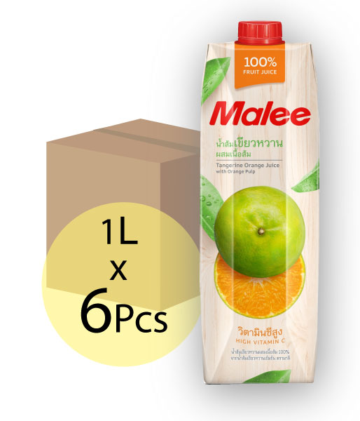 タンジェリンオレンジジュース UHT100% (1,000mlx6pc)/Tangerine Orange Juice(1,000mlx6pc)