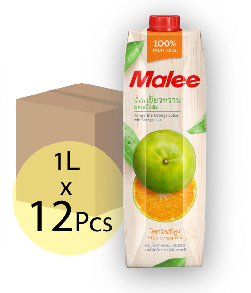 タンジェリンオレンジジュース UHT100% (1,000mlx12pc)/Tangerine Orange Juice(1,000mlx12pc)