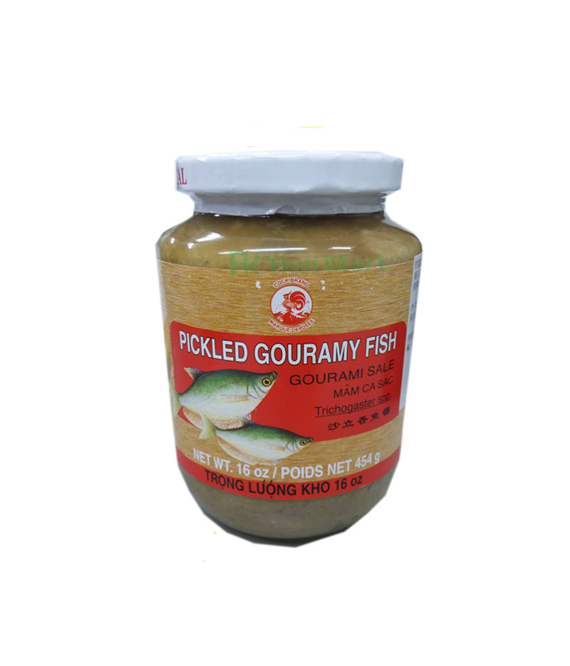 プララー（魚漬）プラグラディー 454g/PICKLED GOURAMY FISH - COCK BRAND