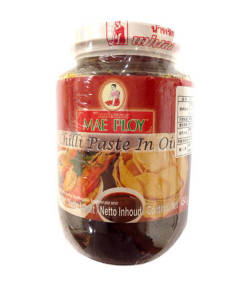 チリインオイル(メープロイ)(454g)/CHILLI PASTE IN OIL（MAE PLOY)(454g)