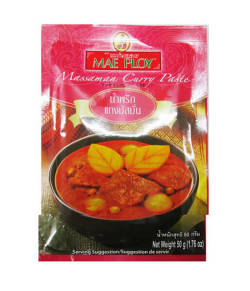 マスマンカレーペースト(メープロイ)(50g)/MASMAN CURRY PASTE （MAE PLOY）PACK (50g)
