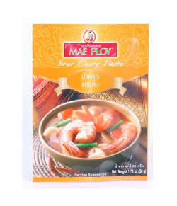 サワーカレーペースト(メープロイ)(50g)/SOUR VEGETABLE CURRY PASTE （MAE PLOY）PACK (50g)
