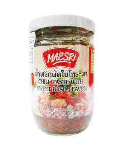 パッバイホラパーペース(メイシー)(200g)/CHILLI PASTE SWEET BASIL LEAVES (MAESRI) (200g)