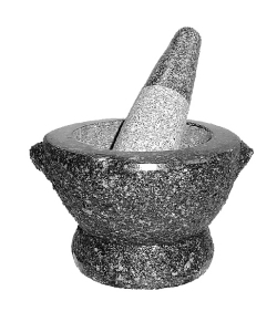 (石材うす）サイズ7インチ/STONE MORTAR SET - ANG SILA 7